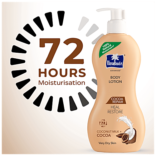 Buy Parachute Advansed Body Lotion, 100 Natural Moisturiser, Cocoa