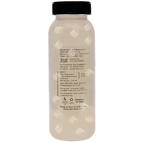 Alpha 8 Litchi Juice - Nata De Coco, Natural, Nutrition Drink, 200 ml  