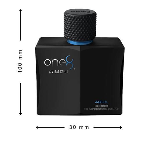 One8 By Virat Kohli Eau De Parfum - Aqua, Long Lasting Fragrance, For Men, 100 ml  