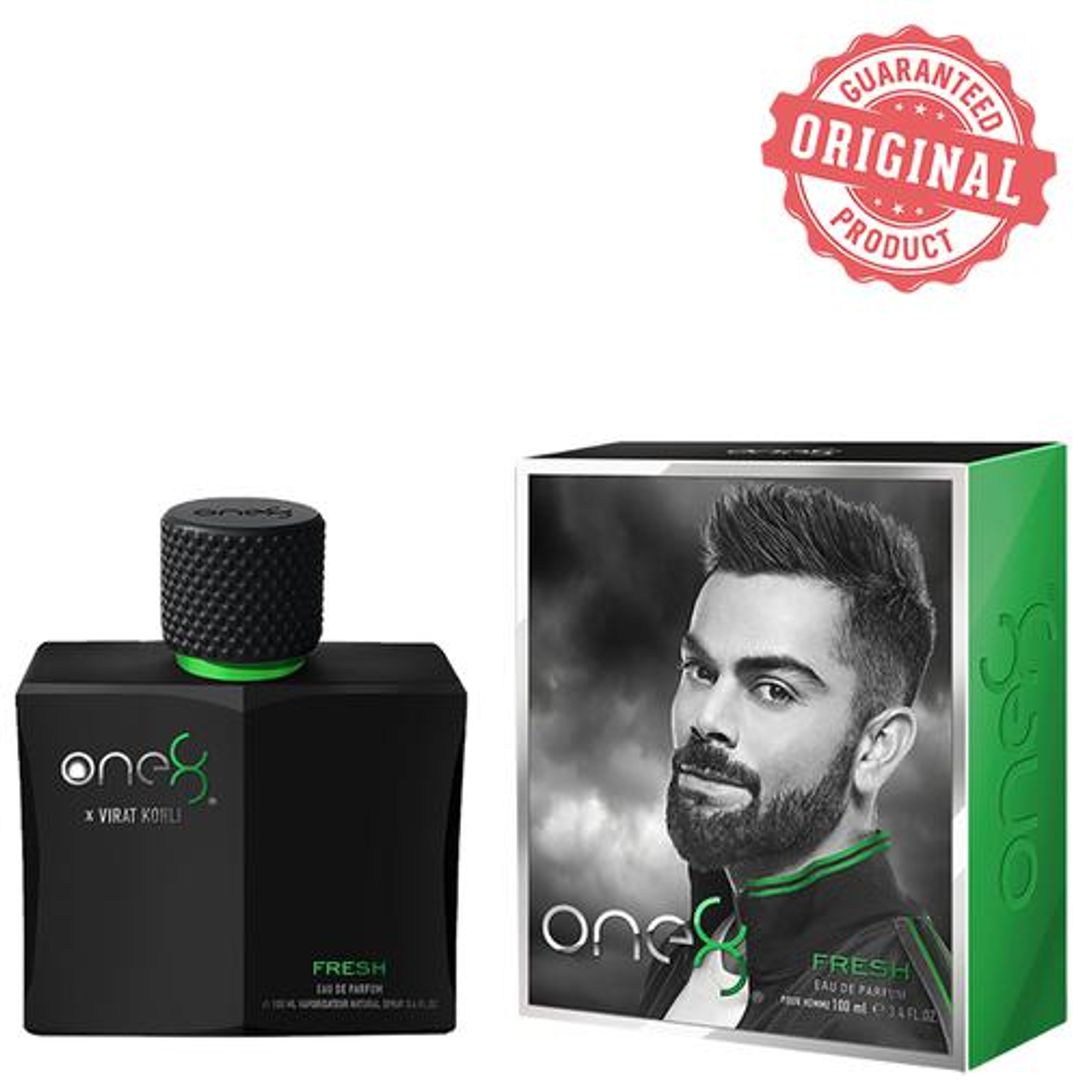 One8 By Virat Kohli Eau De Parfum - Fresh, Long Lasting Fragrance, For Men, 100 ml 