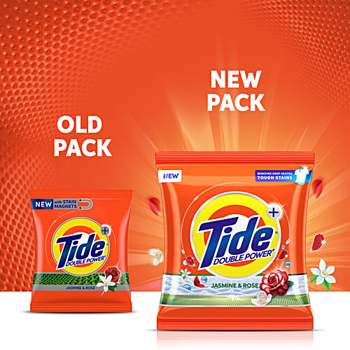 Tide Plus Detergent Washing Powder - Jasmine & Rose, 1.5 kg  Removes Deep-Seated Stains
 Outstanding Freshness