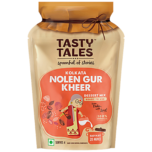 Tasty Tales Ready To Use Dessert Mix - Kolkata Nolen Gur Kheer, 140 g  