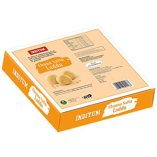 Indiyum Channa Sattu Laddu - Gift Health This Season, 400 g Box