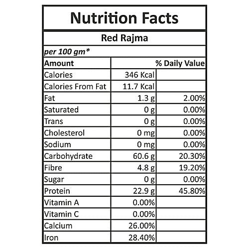 Buy Hello Healthy Organic Red Rajma Rich In Plant Based Protein