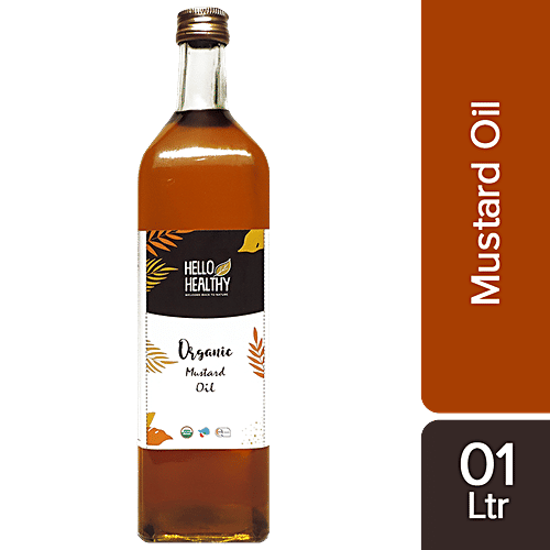 Buy Hello Healthy Organic Yellow Mustard Oil Good For Heart Health