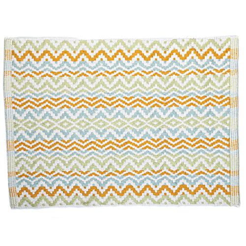 Veriza Woven Kitchen/Balcony Rug/Mat - Cotton, Durable, Easy To Clean, Off White, 1 pc  