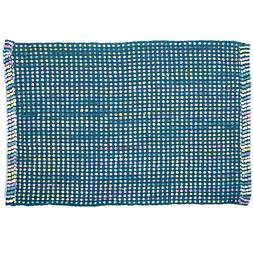 Veriza Rug/ Flooring Mat - Micro Chenille, Soft Texture, Durable, Multi Coloured, 1 pc  