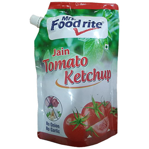 Mrs.Food Rite Jain Tomato Ketchup - With No Onion & Garlic, 950 g  