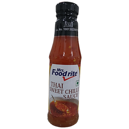 Mrs.Food Rite Thai Sweet Chilli Sauce - Spicy & Hot Flavour, 200 g