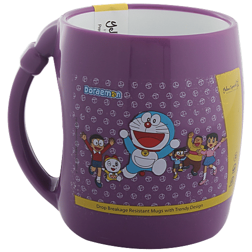 Yellow Spark Double Wall Mug - With Stylish Handle, Assorted Character & Colour, 280 ml