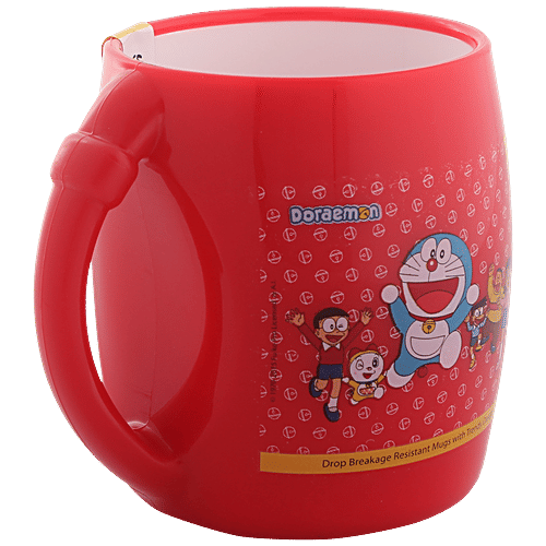 Yellow Spark Double Wall Mug - With Stylish Handle, Assorted Character & Colour, 280 ml