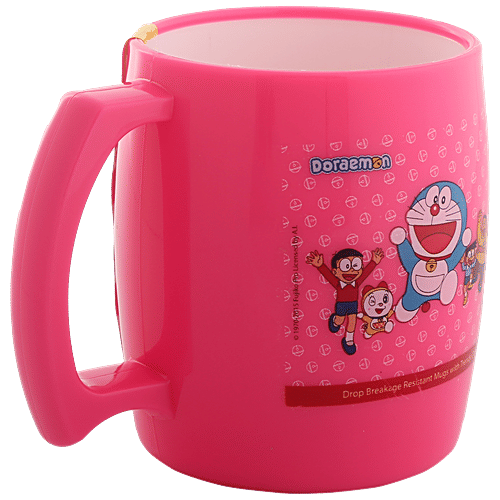 Yellow Spark Double Wall Mug - With Stylish Handle, Assorted Character & Colour, 280 ml