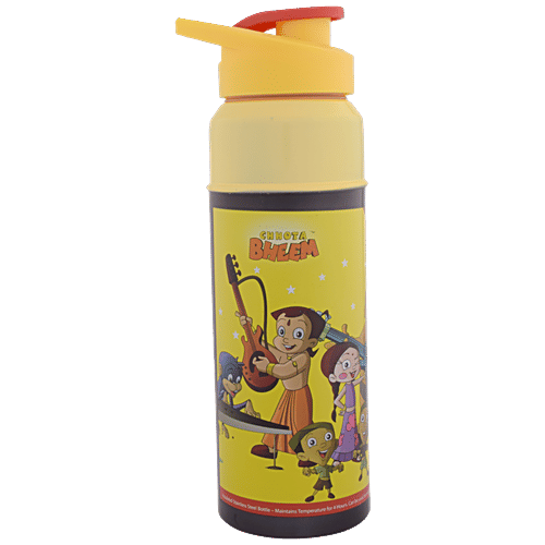 Yellow Spark Steel Bottle Insulated with Flip Top Cap - Assorted, 530 ml