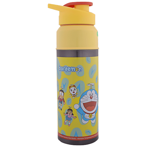 Yellow Spark Steel Bottle Insulated with Flip Top Cap - Assorted, 530 ml
