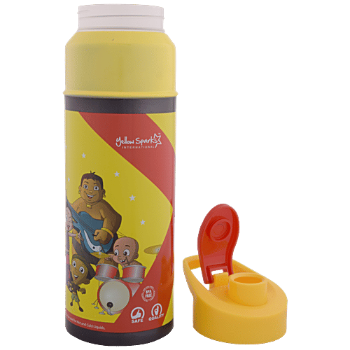 Yellow Spark Steel Bottle Insulated with Flip Top Cap - Assorted, 530 ml