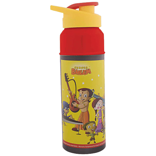 Yellow Spark Steel Bottle Insulated with Flip Top Cap - Assorted, 530 ml