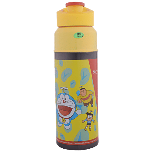 Yellow Spark Steel Bottle Insulated with Flip Top Cap - Assorted, 530 ml