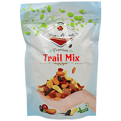 Don Monte Premium Trail Mix - Vitamins,Minerals Rich, Healthy Snack,For Breakfast, Baking & Desserts, 200 g  