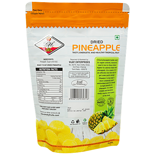 Buy DON MONTE Premium Dried Pineapple Fibre, Enzymes Rich, For