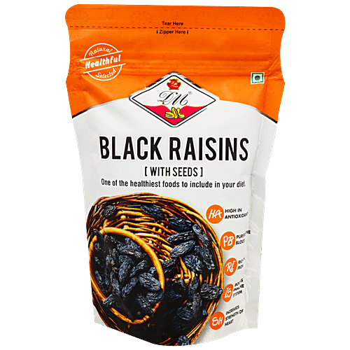 Buy DON MONTE Black Raisins With Seeds Iron, Antioxidants Rich