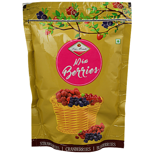 Don Monte Mix Berries - Dried, Cranberries, Strawberry & Blueberries, 200 g  