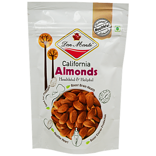 Buy DON MONTE California Almonds Protein Rich, High Fibre, Natural