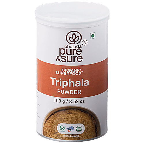Buy Phalada Pure & Sure Organic Triphala Powder Online at Best Price of