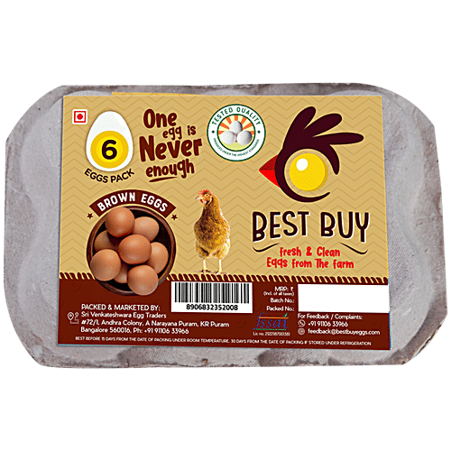 Buy Best Buy Brown Eggs Wholesome, Rich In Protein, Vitamins & Amino