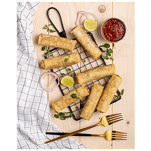 DesiChef Veg Spring Roll - Heat & Eat, 250 g