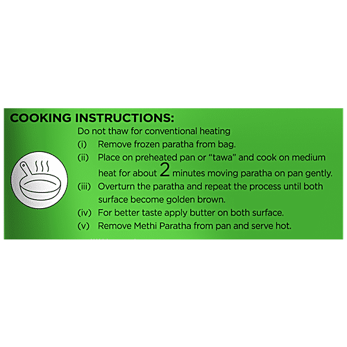 DesiChef Mix Vegetable Paratha - Heat & Eat, 400 g