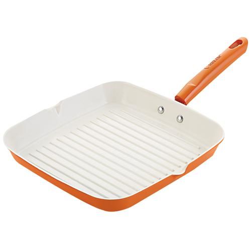 Port indsats læder Buy Nirlon Aluminium Grill Pan - Induction Base, Ceramic Coated, 3 mm, with  Handle Online at Best Price of Rs 799 - bigbasket