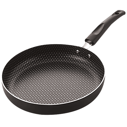 Nirlon Polka Dot Non-Stick Aluminium Fry Pan - 24 cm, 3 mm, 1.8 l