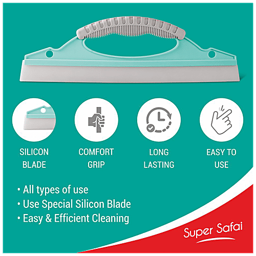 Milton - Spotzero Handy Wiper - Rubber & Silicon, Aqua Green, 1 pc  