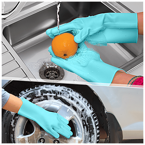 Buy Milton Spotzero Multipurpose Gloves Flexible & Durable, Multicoloured Online at Best