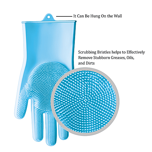 Buy Milton Spotzero Multipurpose Gloves Flexible & Durable, Multicoloured Online at Best