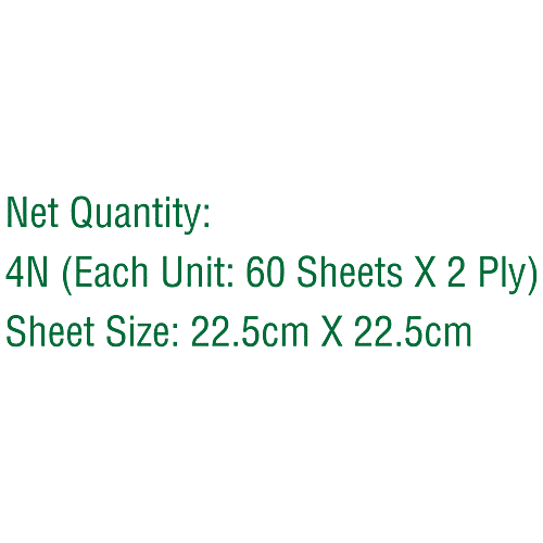 bb home Earth Kitchen Towel - 2 Ply, Soft, Hygienic & Highly Absorbent, 100% Eco-Friendly, 240 pcs (Pack of 4)