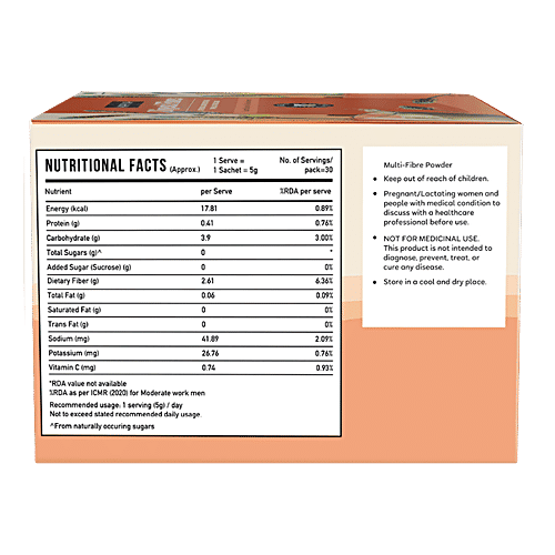 Buy Kapiva Kesar Badam Digesti Fibres Blend Of 4 Fibre For Easy Digestion & Constipation