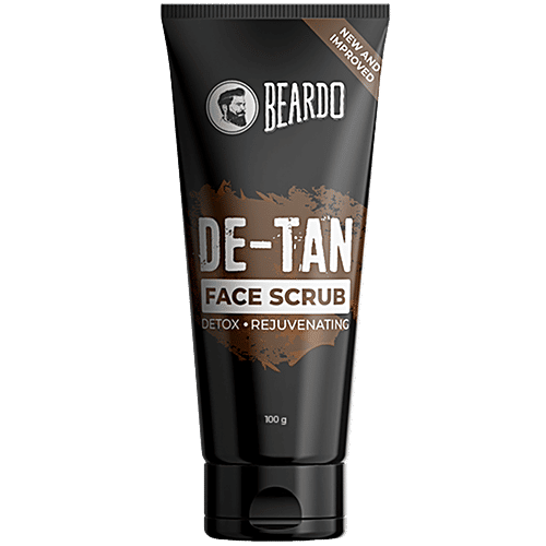 Buy Beardo DeTan Face Scrub Rejuvenates Skin, Removes Tan & Dead
