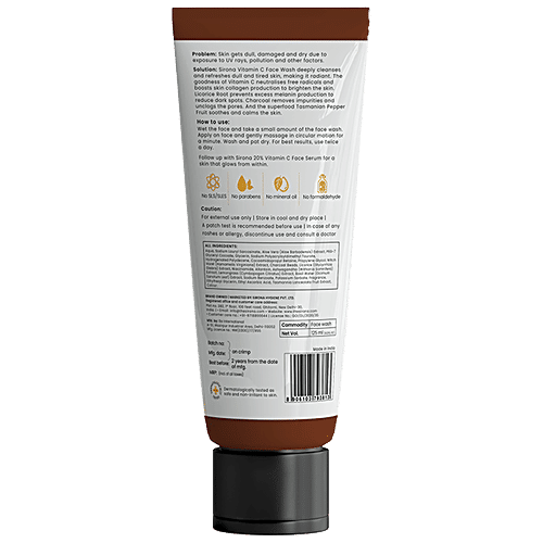 Buy Sirona Vitamin C Face Wash Provides Radiance & Removes Impurities