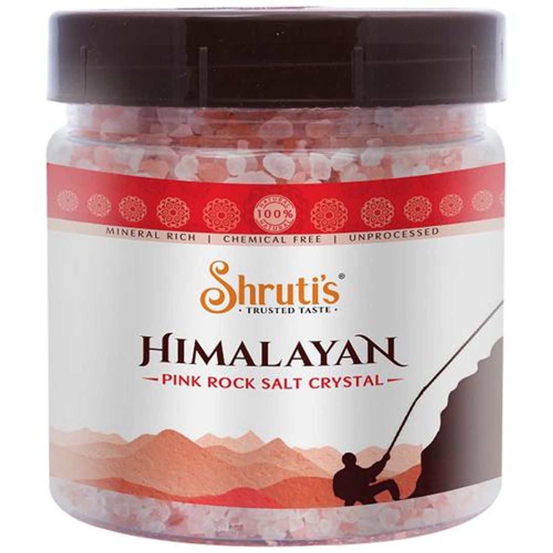 Shruti's Shruti`s Himalayan Pink Rock Salt Crystal - Chemical Free, Unpr 454 g, 500 g 