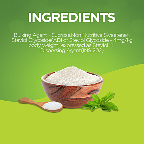 Sugarlite Blended Sugar - 50% Less Calories, With Stevia, For Tea , Coffee, Baking Needs, 500 g (Pack of 3) 