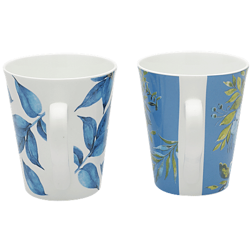 Clay Craft Ceramic Coffee/Milk Mug - Zing, Imperial Blue, 340 ml