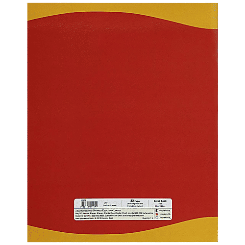 Navneet Youva Scrap Book - Unruled, 220 mm x 280 mm, 32 Pages, 3 pcs