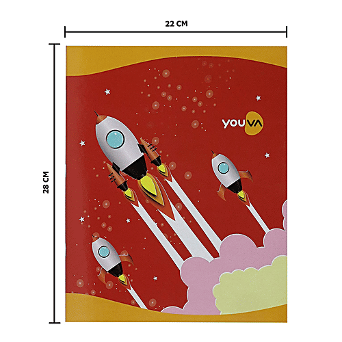Navneet Youva Scrap Book - Unruled, 220 mm x 280 mm, 32 Pages, 3 pcs