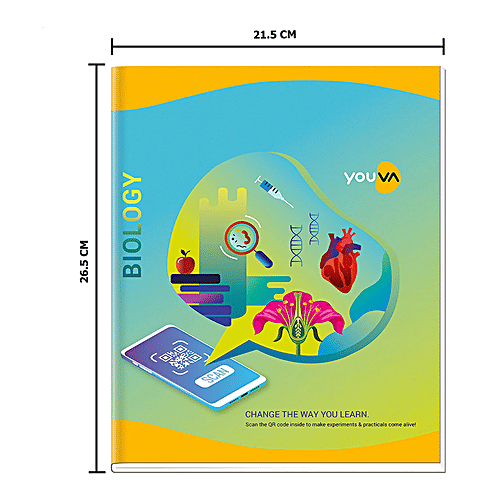 Navneet Youva Hard Bound Biology Practical Notebook - With High Quality Paper, 176 Pages, 1 pc