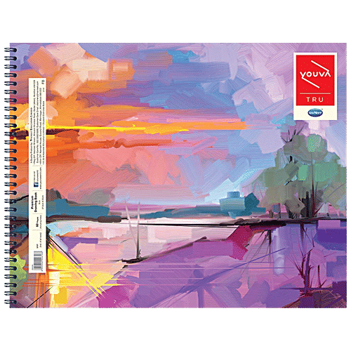 Navneet Youva Drawing Book -nSpiral Bound, 275 mm x 350 mm, 60 Pages, 1 pc  