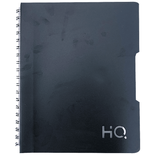 Buy Navneet HQ Wiro Case Five Subject Notebook Single Line, 300 Pages