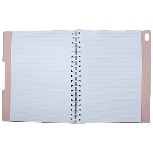 Buy Navneet HQ Wiro Bound Five Subject Notebook Single Line, 300
