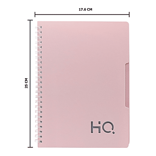 Buy Navneet HQ Wiro Bound Five Subject Notebook Single Line, 300