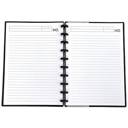 Buy Navneet HQ Ezee Disc Note Book SingleLine, 120 Pages, Black